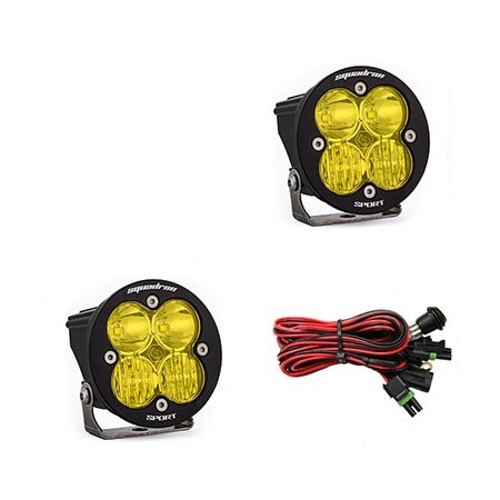 Baja Designs SQUADRON-R SPORT, PAIR DRIVING/COMBO, AMBER 587813